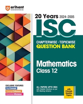 Paperback ISC Chapterwise Mathematics 12th Book