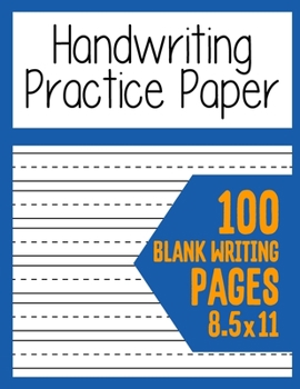 Paperback Handwriting Practice Paper for Kids Book