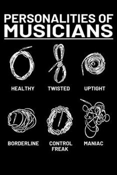 Personalities of Musicians - Notebook: Notebook or Diary with Dot-Grid 120 Pages 6x9 Inches