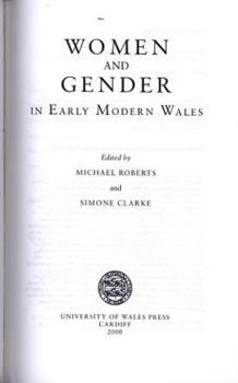 Hardcover Women and Gender in Early Modern Wales Book