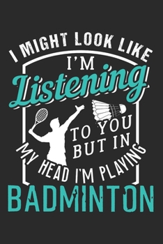Paperback Badminton: Badminton Notebook The perfect gift idea for badminton players. The book has 120 white pages with dot patterns that as Book