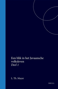 Hardcover Een Blik in Het Javaansche Volksleven: Deel 1 [Dutch] Book