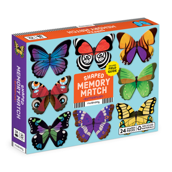 Board Game Butterflies Shaped Memory Match Book
