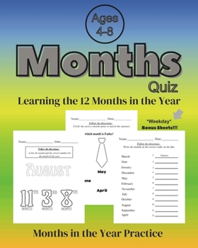 Month Quiz: Learning the 12 Months in a year