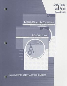 Paperback Study Guide and Forms to Accompany Managerial Accounting: Information for Decisions, 4e or Accounting: Information for Decisions, 3e Book