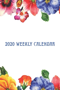 2020 Weekly Calendar: Watercolor Primrose