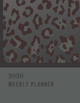 Weekly Planner: Weekly planner for one year I 8.5 x11 Inches I Black Planner