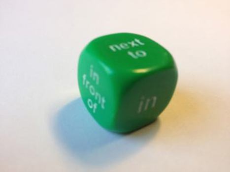 Game Dice - Prepositions Book