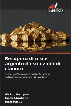 Recupero di oro e argento da soluzioni di cianuro (Italian Edition)