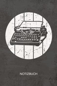 NOTIZBUCH A5 Dotted: Oldschool Liebhaber Notizheft GEPUNKTET 120 Seiten - Vintage Geschenkidee Notizblock Retro Schreibmaschine Skizzenbuch - Vintage Geschenk f�r Retro Liebhaber Vintage Liebhaber 90e