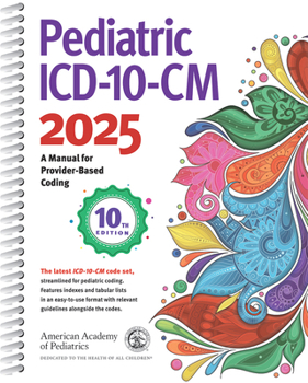 Paperback Pediatric ICD-10-CM 2025 Book