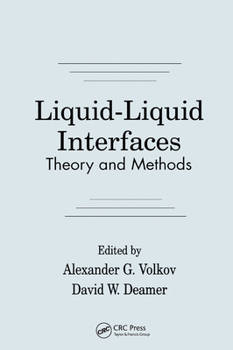 Paperback Liquid-Liquid InterfacesTheory and Methods Book