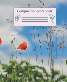 Paperback Composition Notebook: Wide Ruled Notebooks Paper - Composition Notebook (Diary, Journal) 7.5x9.25in 110 Pages Wide Ruled Notebooks Paper Book