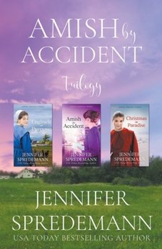 Paperback Amish by Accident Trilogy Book
