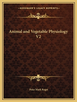 Paperback Animal and Vegetable Physiology V2 Book