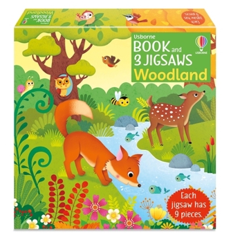 Book and 3 Jigsaws: Woodland - Book  of the Usborne Book and 3 Jigsaws