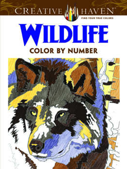 Paperback Creative Haven Wildlife Color by Number Coloring Book