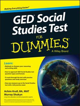 Paperback GED Social Studies for Dummies Book