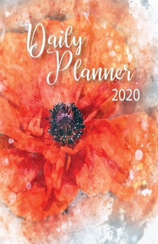 2020 Daily Planner: Watercolor Poppy Daily Planner