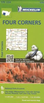 Map Michelin Four Corners Map Book