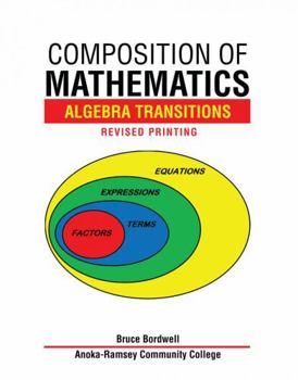 Paperback Composition of Mathematics: Algebra Transitions Book