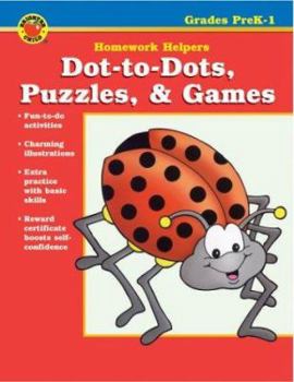 Paperback Dot-to-Dots, Puzzles, & Games Book