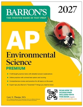 Paperback AP Environmental Science Premium, 2027: Prep Book with 5 Practice Tests + Comprehensive Review + Online Practice Book
