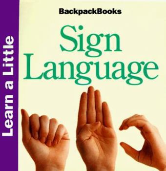 Paperback Sign Language: Learn a Little Book