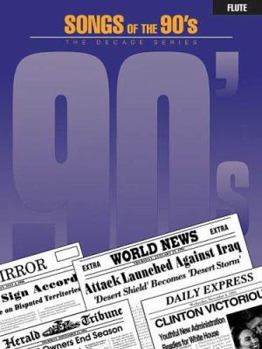 Paperback Songs of the '90s: The Decade Series Flute Book
