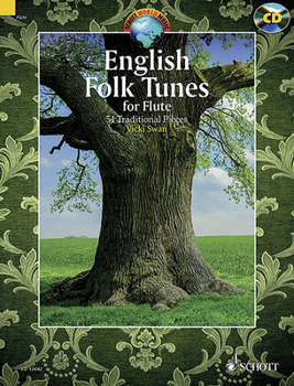 Paperback English Folk Tunes for Flute: 54 Traditional Pieces Book