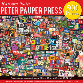 Misc. Ransom Notes 500-Piece Jigsaw Puzzle Book