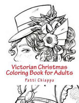 Paperback Victorian Christmas Coloring Book for Adults Book