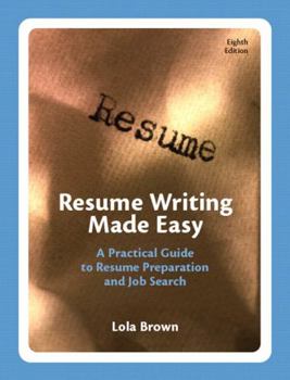 Paperback Resume Writing Made Easy: A Practical Guide to Resume Preparation and Job Search Book