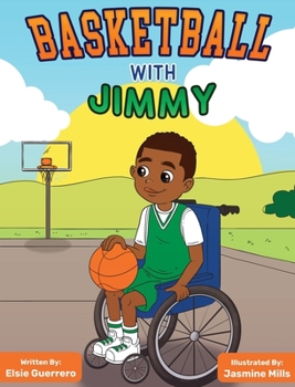 Hardcover Basketball with Jimmy [Large Print] Book