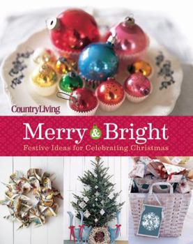 Hardcover Country Living Merry & Bright Book