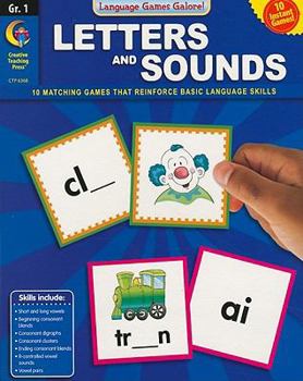 Paperback Letters and Sounds, Grade 1 Book