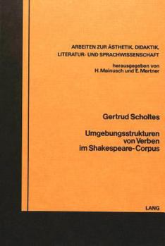 Paperback Umgebungsstrukturen Von Verben Im Shakespeare-Corpus [German] Book