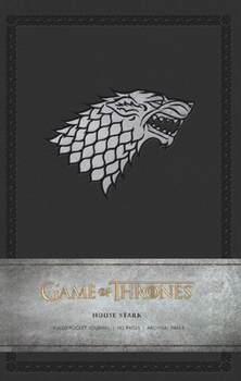 Game of Thrones : House Stark Hardcover Ruled Notebook [Reformat]