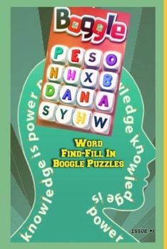 Paperback Word Find-Fill In Boggle Puzzles, Issue #1: This Classic Boggle Brain Book Is 6x9 Inches With 150 Puzzles Book