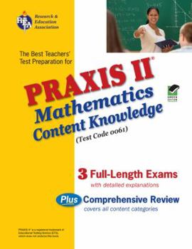 Paperback Praxis II Mathematics Content Knowledge Test: Test Code 0061 Book
