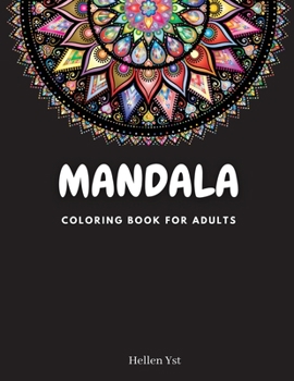 Mandala coloring book for adults: Simple mandalas design Mindful meditation Stress and Anxiety relieving