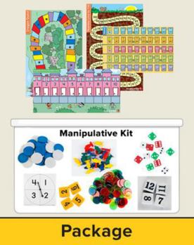 Hardcover Number Worlds Level D, Manipulatives Plus Pack Book
