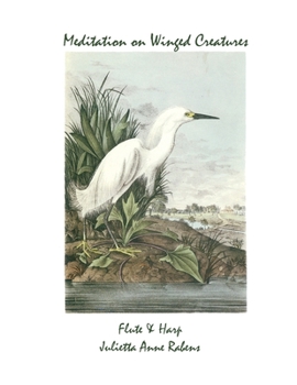 Paperback Meditation on Winged Creatures: flute & harp Book