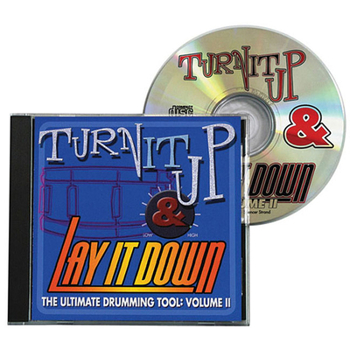 Paperback Turn It Up & Lay It Down, Vol. 2: Play-Along CD for Drummers Book