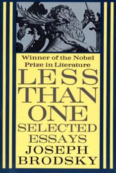 Paperback Less Than One: Selected Essays Book
