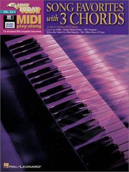 Paperback 1. Song Favorites with 3 Chords: E-Z Play Today MIDI Play-Along Packs Book