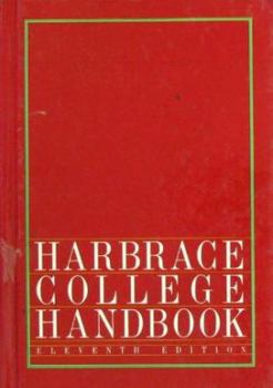 Hardcover Harbrace College Handbook Book