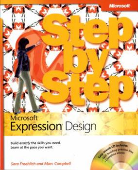 Paperback Microsoft Expression Design Step by Step [With CDROM] Book