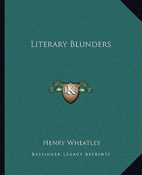 Paperback Literary Blunders Book