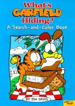 Paperback What's Garfield Hiding Search & Color Book